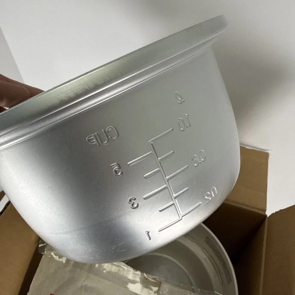 Vintage National 5 cup Automatic Rice Cooker Steamer SR-W10GHN White Rice-o-mat